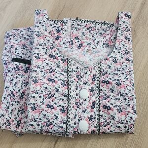 Floral Button-Front Coord Set